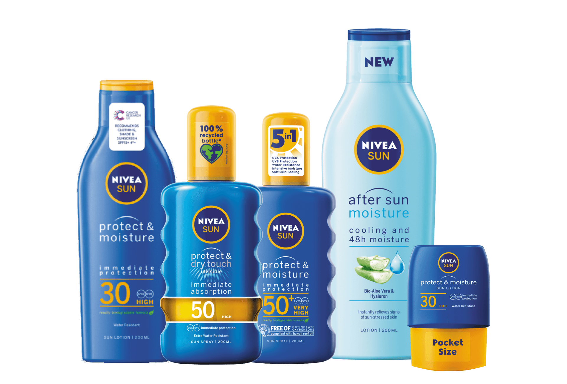 Nivea suncare products