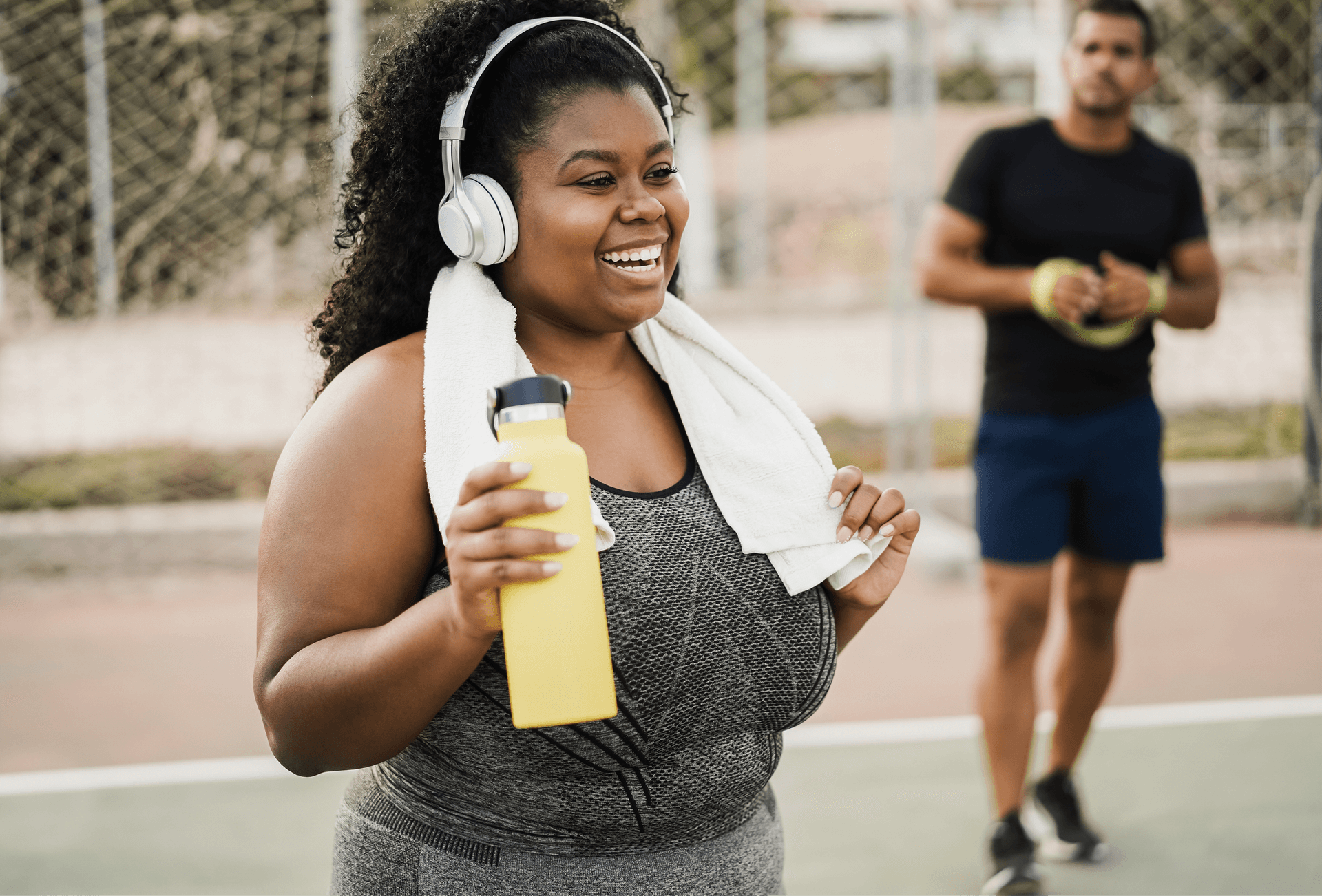 lady exercising