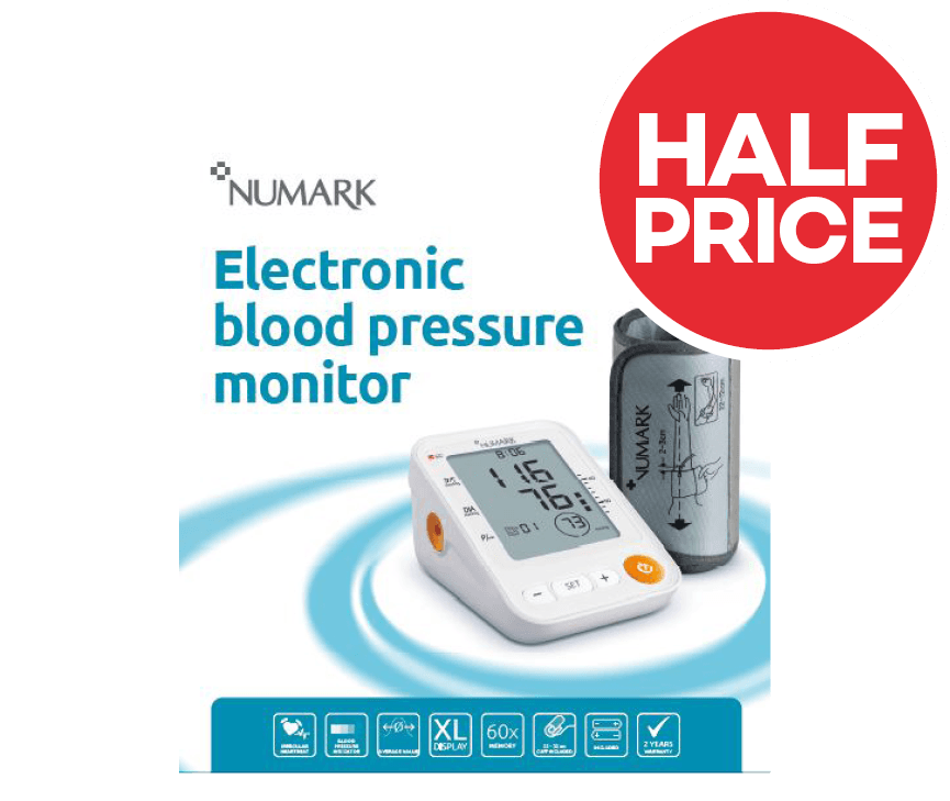 Numark blood pressure monitor half price