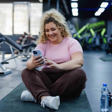 Woman at the gym