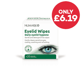 Numark Eyelid Wipes 20s Only £6.19